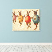 Toile Lapin de Pâques Œufs Dansants (Insitu (Plancher de Bois))