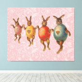 Toile Lapin de Pâques Œufs Dansants (Insitu (Plancher de Bois))