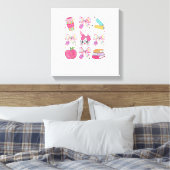 Toile Lapin Drôle Coquette Nœud Papillon Professeur de L (Insitu(Chambre))