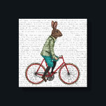 Toile Lapin En Vélo<br><div class="desc">Animaux et nature</div>