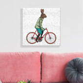 Toile Lapin En Vélo (Insitu(Salon))