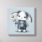 Toile Lapin Garçon Whimsical (Recto)