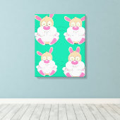 Toile Lapin gras (Insitu (Plancher de Bois))