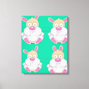 Toile Lapin gras