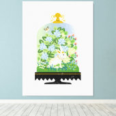 Toile Lapin lapin botanique Cloche 1 (Insitu (Plancher de Bois))
