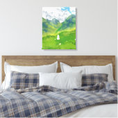 Toile Lapin mignon à Mountain View (Insitu(Chambre))