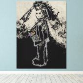 Toile lapin sinistre (Insitu (Plancher de Bois))