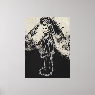 Toile lapin sinistre