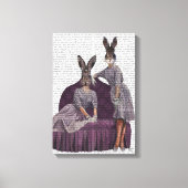 Toile Lapins en pourpre (Recto)