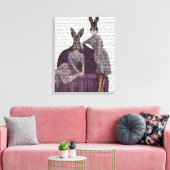Toile Lapins en pourpre (Insitu(Salon))