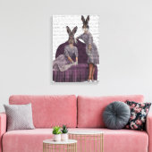 Toile Lapins en pourpre (Insitu(Salon))