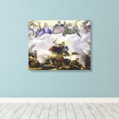 Toile L'apothéose de George Washington - Guerre (Insitu (Plancher de Bois))