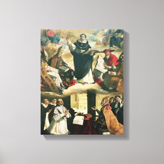 Toile L'apothéose de saint Thomas d'Aquin, 1631 (Recto)