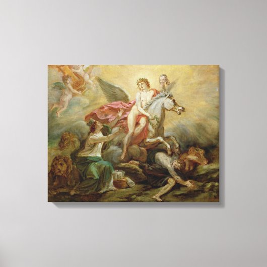 Toile L'apothéose de Voltaire, 1778 (Recto)