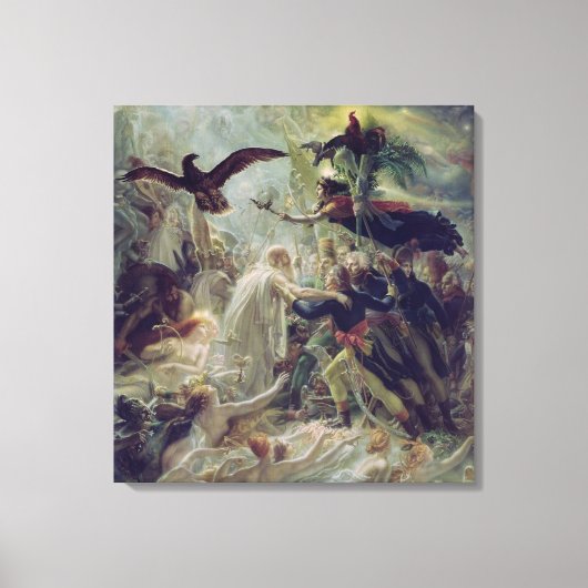Toile L'apothéose des héros français (Recto)