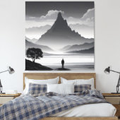 Toile L'Appel de la Montagne (Insitu(Chambre))