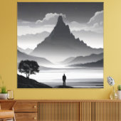 Toile L'Appel de la Montagne (Insitu(Salon))