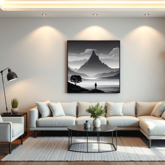 Toile L'Appel de la Montagne