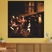 Toile L'appel de saint Matthieu par Caravaggio (1600) (Insitu(Salon))