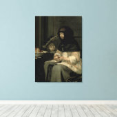 Toile L'Apple Peeler, 1660 (Insitu (Plancher de Bois))