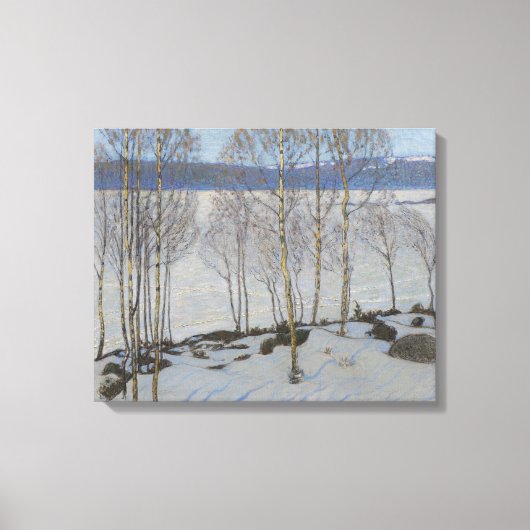 Toile L'approche du printemps 1903 (huile sur toile) (Recto)