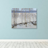 Toile L'approche du printemps 1903 (huile sur toile) (Insitu (Plancher de Bois))
