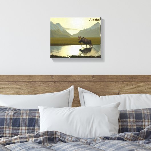 Toile L'après-midi Moose (Insitu(Chambre))