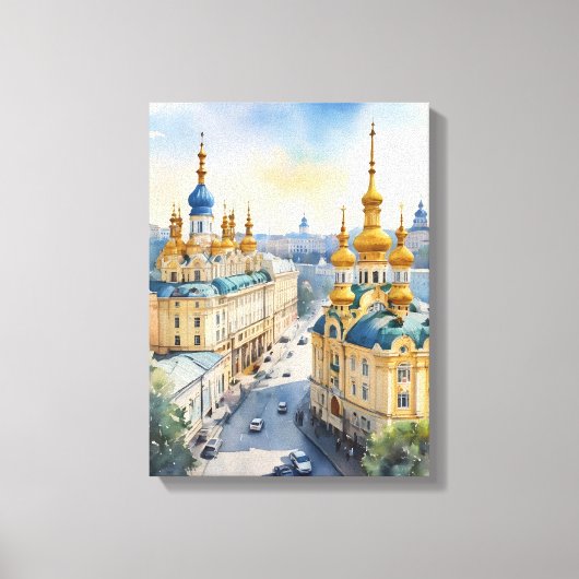 Toile L'aquarelle de Kiev (Recto)