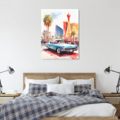 Toile L'aquarelle de Las Vegas (Insitu(Chambre))