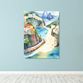 Toile L'aquarelle de Rio de Janeiro (Insitu (Plancher de Bois))