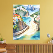 Toile L'aquarelle de Rio de Janeiro (Insitu(Salon))