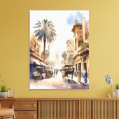 Toile L'aquarelle du Caire (Insitu(Salon))