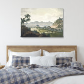 Toile L'aqueduc de Rio de Janeiro (gravure en couleur) (Insitu(Chambre))