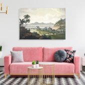 Toile L'aqueduc de Rio de Janeiro (gravure en couleur) (Insitu(Salon))