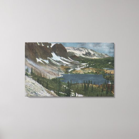 Toile Laramie, WY - Lac Marie et Snowy Range sur Unio (Recto)