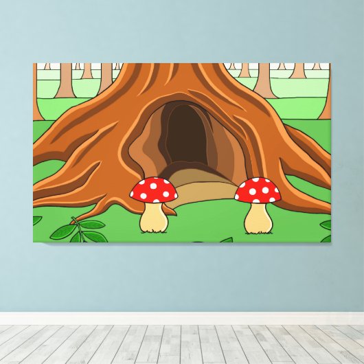 Toile L'arbre à sentinelles (Insitu (Plancher de Bois))