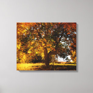 Toile L'arbre d'automne