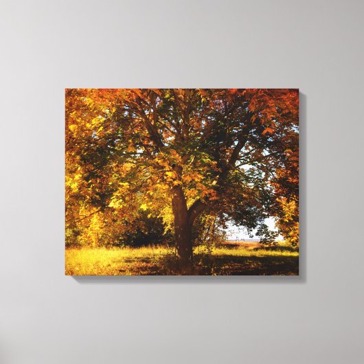 Toile L'arbre d'automne (Recto)
