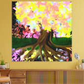 Toile L'Arbre de l'Esprit (Insitu(Salon))