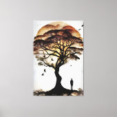 Toile L'arbre des secrets silencieux (Recto)