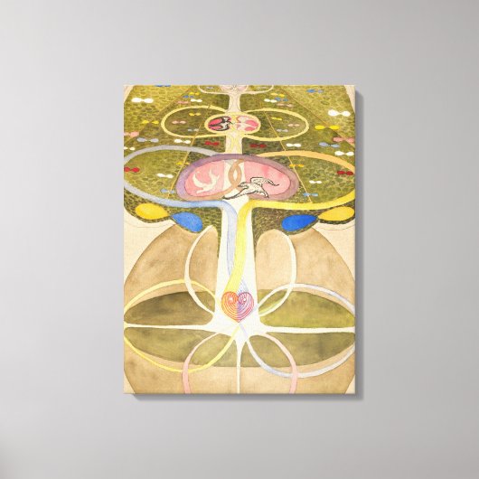 Toile L'arbre du savoir par Hilma af Klint (Recto)