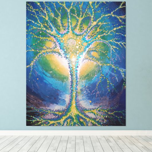 Toile L'arbre neuronal (Insitu (Plancher de Bois))