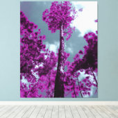 Toile L'arbre pourpre (Insitu (Plancher de Bois))