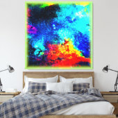 Toile L'arc-en-ciel des couleurs de Nebulae. Commandez d (Insitu(Chambre))