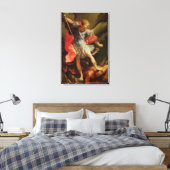 Toile L'archange Michael vaincre Satan (Insitu(Chambre))