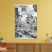 Toile L'archange Uriel informe Gabriel (Insitu(Salon))