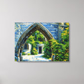 Toile L'Arche enchantée vers un jardin caché (Recto)