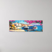 Toile Large mer Méditerranée Tranquil Harbour (Recto)