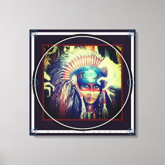 Toile LARMES D'AMORTIMENT - 24"x24"x3/4" (Recto)