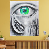 Toile Larmes pour une âme perdue (Insitu(Salon))